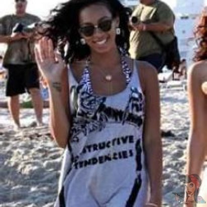 Wrist tattoos - Solange Knowles