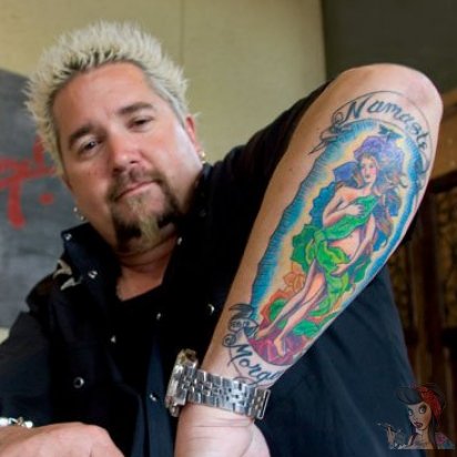 17 tattoos - Guy Fieri